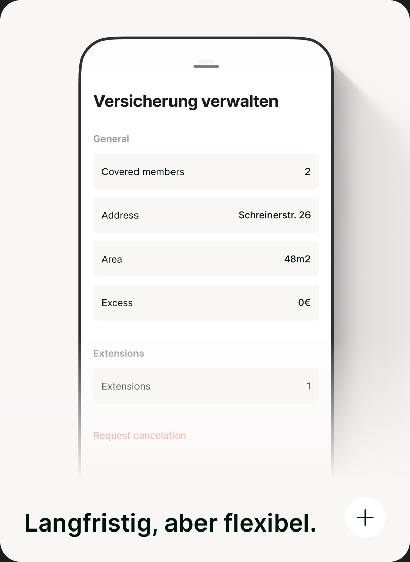 Langfristig, aber flexibel.